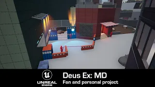 Dmytro Nesterenko - Personal Level Design pet-project inspired by Deus Ex: Mankind Divided