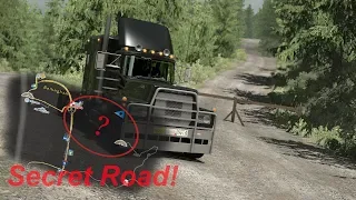 American Truck Simulator - Bellingham to Lumber Yard - Secret/Hidden Road - Washington DLC 1.35