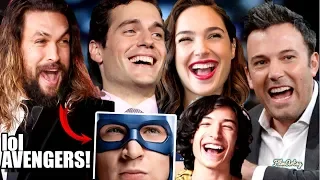 Justice League Cast Continuously Trolls Avengers - Hilarious Trash Talk😂😂