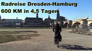 Radreise von Dresden nach Hamburg in 4,5 Tagen auf dem Elberadweg (Teil1)