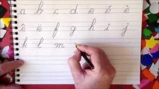 Apprendre à lire lettres alphabet français et écrire en maternelle et au cp