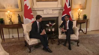 PM Justin Trudeau meets with British PM Rishi Sunak in London – May 6, 2023