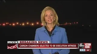 ABC Action News reporter Carson Chambers selected as execution witness, details the experience