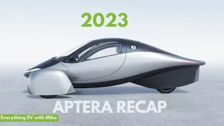 🌞Aptera Recap 2023 🚗✨