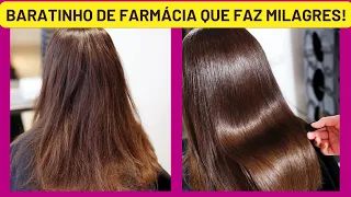 Baratinho de Farmácia que Vai Revolucionar seu Cabelo! Diga Adeus ao Cabelo Ressecado e com Frizz!