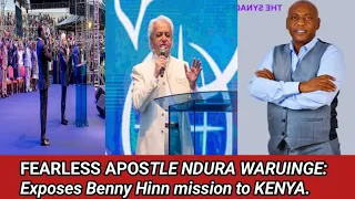 fearless apostle Ndura waruinge unmasked and exposed Benny Hinn mission to 🇰🇪Kenya