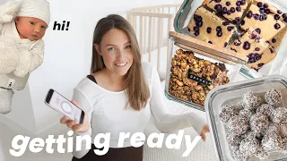 My Last Week as Pregnant / postpartum food prep