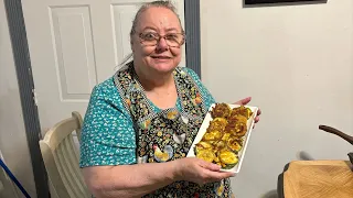 My Mamaw makes fried cheesy zucchini rounds recipe!
