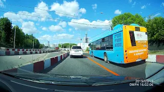 Driving in Moscow with real sound! May 2019 Поездка по Москве со звуком!