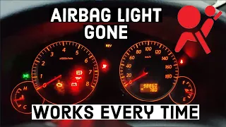 How to Clear Reset flashing airbag light on your G35 350Z