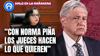 AMLO asegura que con Norma Piña regresó la corrupción al Poder Judicial