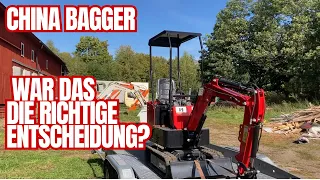 China Bagger - War das die richtige Entscheidung?