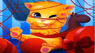 Говорящий Джинджер 2 рыжий говорящий котик #4 Весёлое видео для детей Talking Ginger 2