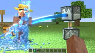 Villager VS Realistic Water Dispenser in Minecraft