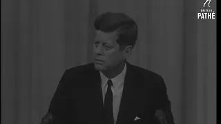 President John F. Kennedy Gives Press Conference And Speaks On Laos, April 3, 1963
