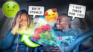 Putting FART SPRAY In My GIRLFRIEND’S Flowers To See How My GIRLFRIEND REACTS!