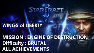 ENGINE OF DESTRUCTION on VALHALLA (BRUTAL) All Achievements WINGS OF LIBERTY StarCraft 2