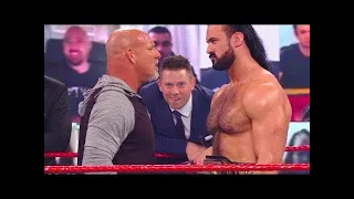 Drew McIntyre & Goldberg Attacks The Miz & John Morrison With Spear & Claymore