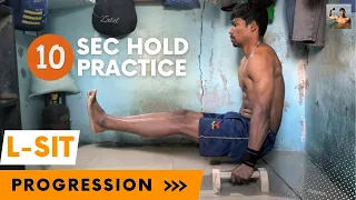 L- Sit Practice in Home | Siddhant Chavan