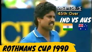 India vs Australia 5th odi Highlights Hamilton | Rothmans Cup Triangular Series 1990 |  #indvsaus