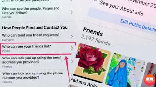 Facebook sida loo muujiyo friend list oo public looga dhigo