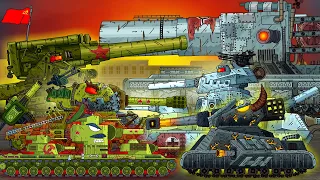 The whole story of the battle for Moscow against Gustav + bonus ending - Cartoons about tanks