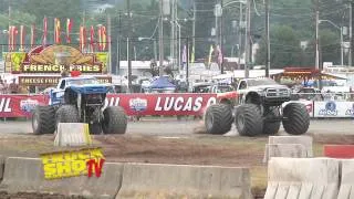 Bloomsburg 4-Wheel Jamboree Nationals Monster Truck Highlights-2012