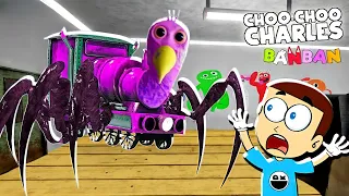 Choo Choo Charles + Opila = Kingder Garten 😄| Shiva and Kanzo Gameplay