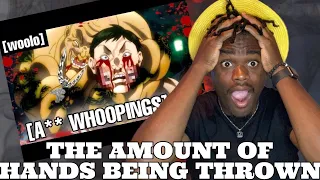 THE WORST A** WHOOPINGS IN BAKI - @olawoolo | REACTION #olawoolo #reaction #anime #baki