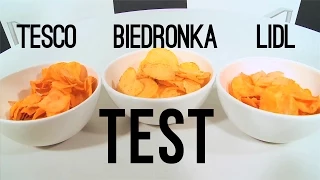 Szybki test chipsów - Biedronka, Lidl czy Tesco