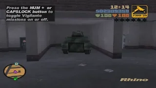 GTA III КАК УГНАТЬ ТАНК RHINO