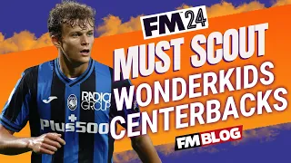 Top MUST SCOUT Wonderkid CENTER BACKS in FM24 | Football Manager 2024 Wonderkids