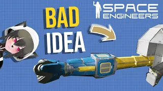 Why Piston on a Combat Ship is Suicidal, Space Engineers Warfare Survival Combat Ship Building Tips