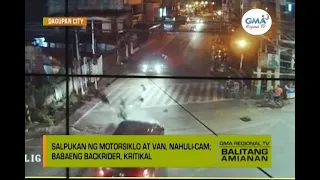 Balitang Amianan: Salpukan ng Motorsiklo at Van