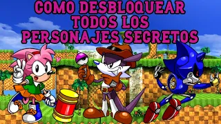 SRB2 v2.2 - Como desbloquear a todos los personajes secretos