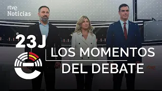 DEBATE - 23J: RESUMEN con los MEJORES MOMENTOS de ABASCAL (VOX), DÍAZ (SUMAR) y SÁNCHEZ (PSOE)| RTVE