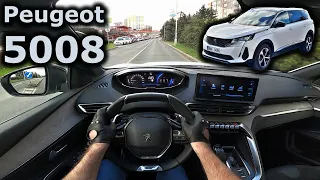 2021 Peugeot 5008 GT PureTech 180 (facelift) | POV test drive