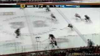 An example of Hossa's two-way play