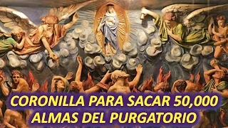 ¡CORONILLA O ROSARIO PARA SALVAR 50,000 ALMAS DEL PURGATORIO POR MEDIO DE MARÍA SANTÍSIMA!