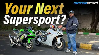 Your Next Supersport? Ducati Supersport 950 S vs Kawasaki Ninja ZX-6R | MotorBeam