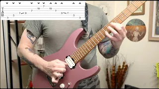 Sweep Picking Arpeggio Lick With Tabs