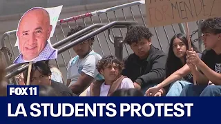 Students in Boyle Heights protest mysterious disappearances of principal, vice principal