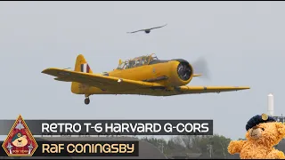 CLASSIC RETRO T-6 HARVARD G-CORS (KF193) HERITAGE TRAINING NOORDYUN AIRCRAFT