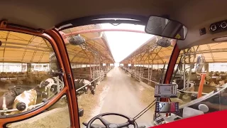 360° video - Experience cattle feeding with the Triotrac self-propelled mixer feeder