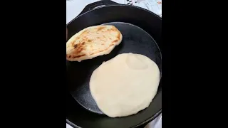 Naan Bread made at home 😍#pamperedchefcanada #everydaywin #castiron #naan #easypeasy #homemade