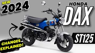 NEW 2024 Honda DAX 125 Motorcycle Released + Changes  Explained!