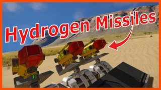 Hydrogen Missiles Are So Powerful - Space Engineers Beta