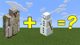 I Combined an Iron Golem and a Derpy Snowman in Minecraft - Here's What Happened...