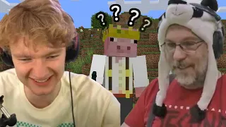 Tommy Plays Minecraft with Technoblade's Dad