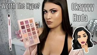Huda Beauty The NEW NUDE Palette 🎀 Review, Swatches & Tutorial!